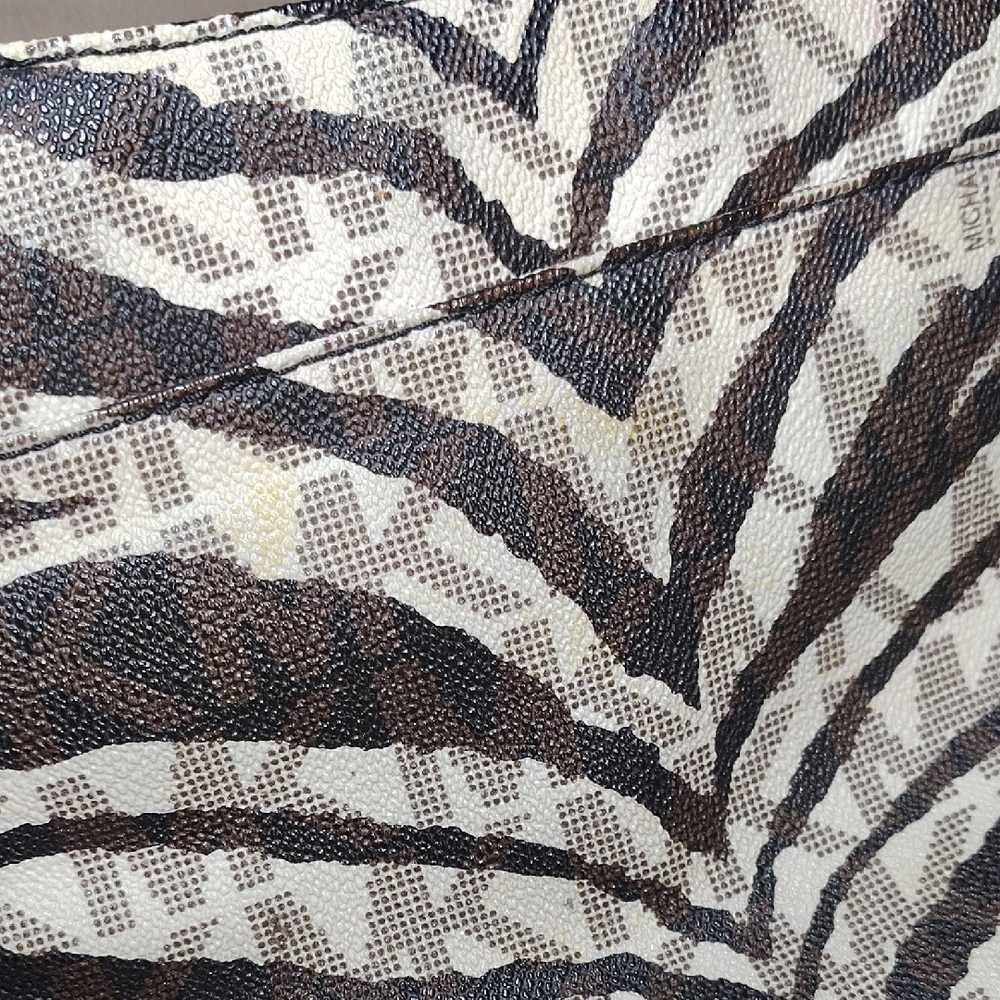 Michael Kors Black and White Zebra Crossbody Bag - Picture 9 of 9